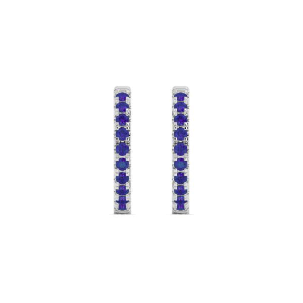 Exquisite 14k Gold Birthstone Hoop Earrings by Smyth Jewelers - Ideal Jewelry Pieces