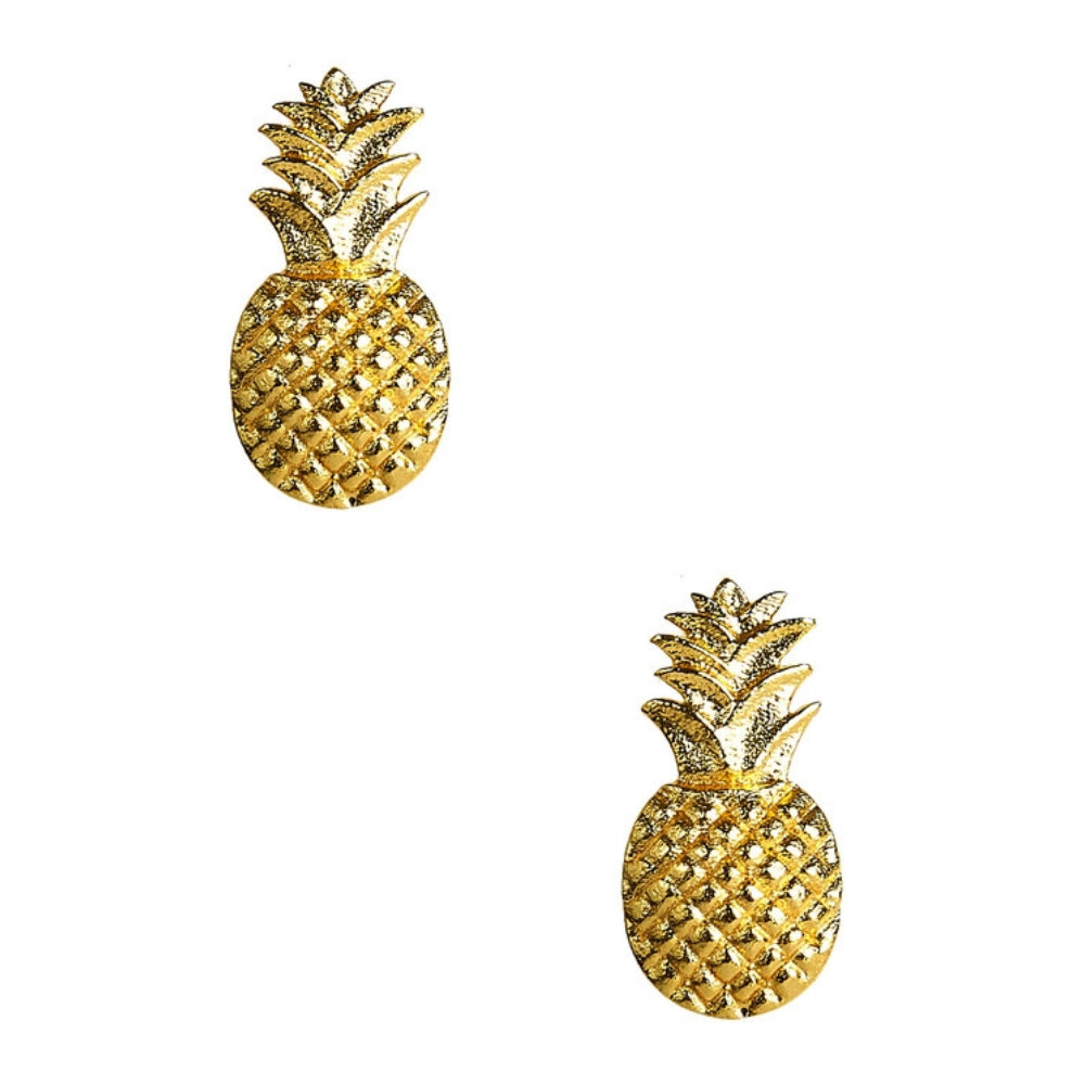 Lisi Lerch Fashionable Gold-plated Pineapple Design Stud Earrings for Women