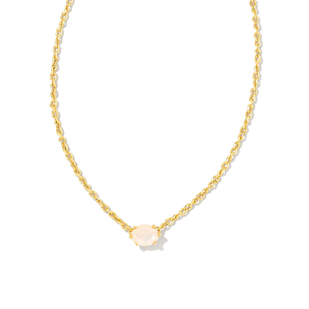 Kendra Scott Cailin Gold-Plated Crystal Pendant Necklace for a Timeless Jewelry Collection