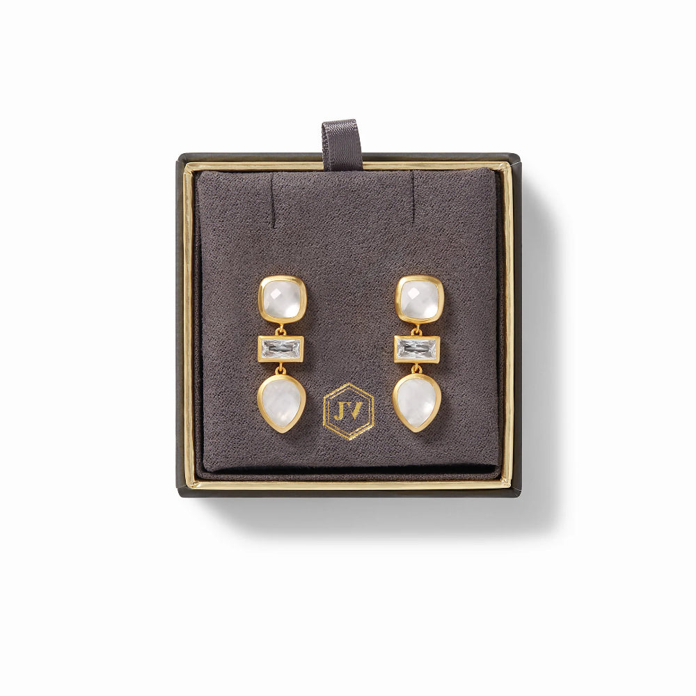 Julie Vos Antonia Tiered Stone Earrings - A Stylish Jewelry Addition
