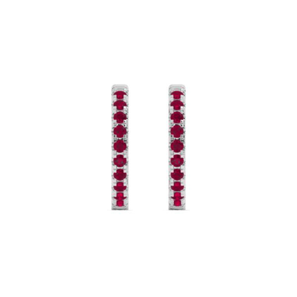 Exquisite 14k Gold Birthstone Hoop Earrings by Smyth Jewelers - Ideal Jewelry Pieces