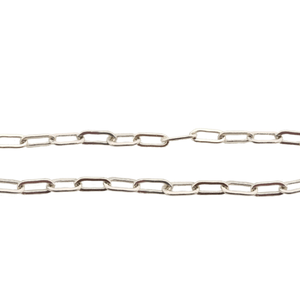 Smyth Jewelers 2.5mm Linked Paperclip Chain Welded Bracelet for Jewelry Lovers
