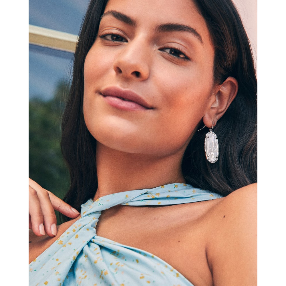 Kendra Scott Ivory Mother-of-Pearl Elle Drop Earrings - A Timeless Classic
