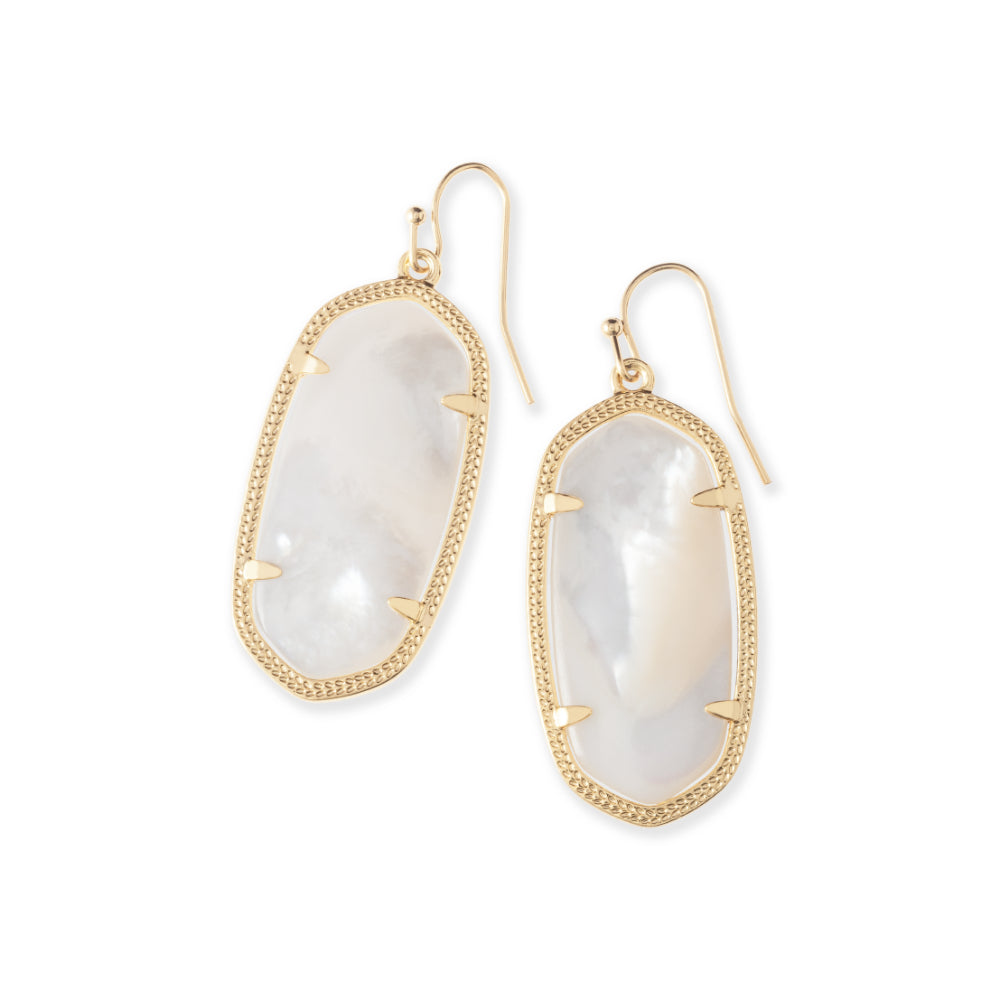 Kendra Scott Ivory Mother-of-Pearl Elle Drop Earrings - A Timeless Classic