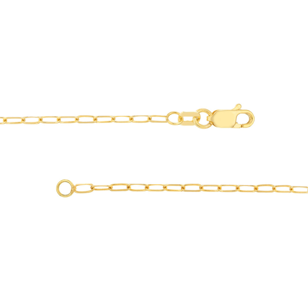 14k Gold Organic Shape Medallion Necklace with 0.10 Carat Diamonds
