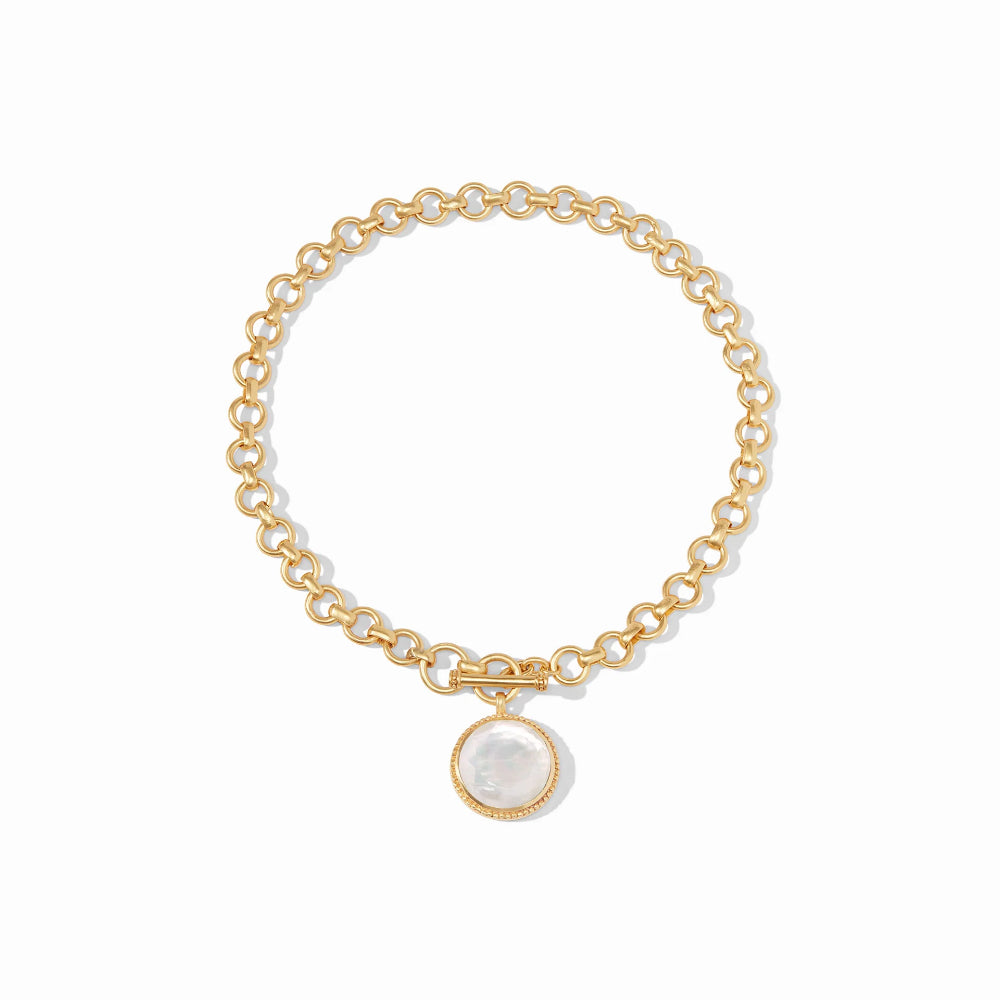 Julie Vos Stunning Flora Statement Necklace with 24K Gold Plate