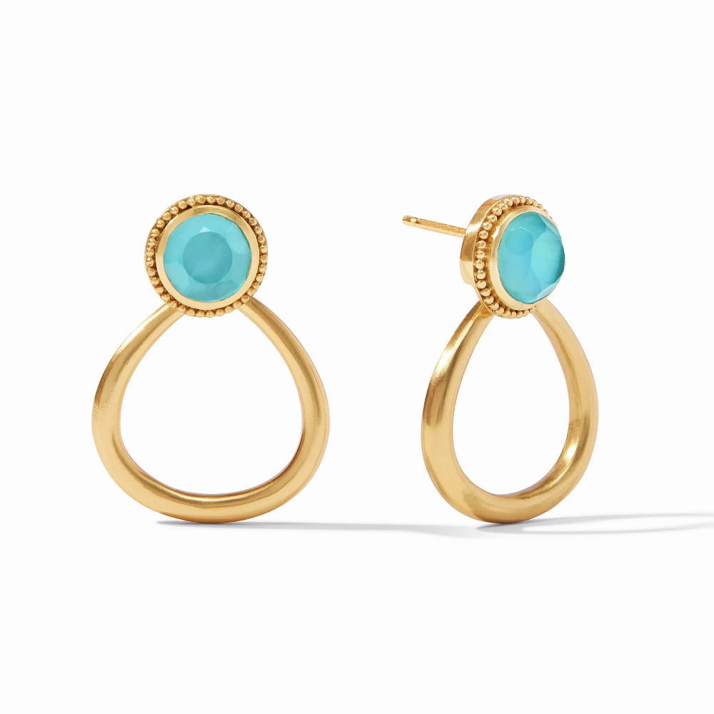 Julie Vos Flora Eye - Catching Statement Earrings for Bold Fashion Lovers