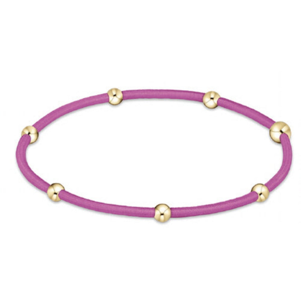 Fuchsia eNewton Essentials Hair Bracelet - 14kt Gold - Filled for Fashionable Hair Styling