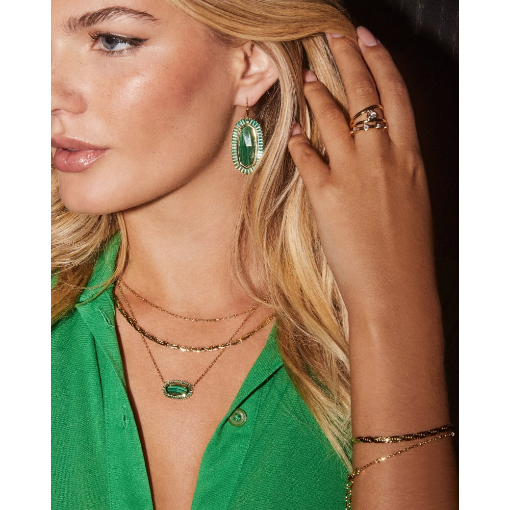 Kendra Scott White Crystal Arden Triple Ring Stacking Set