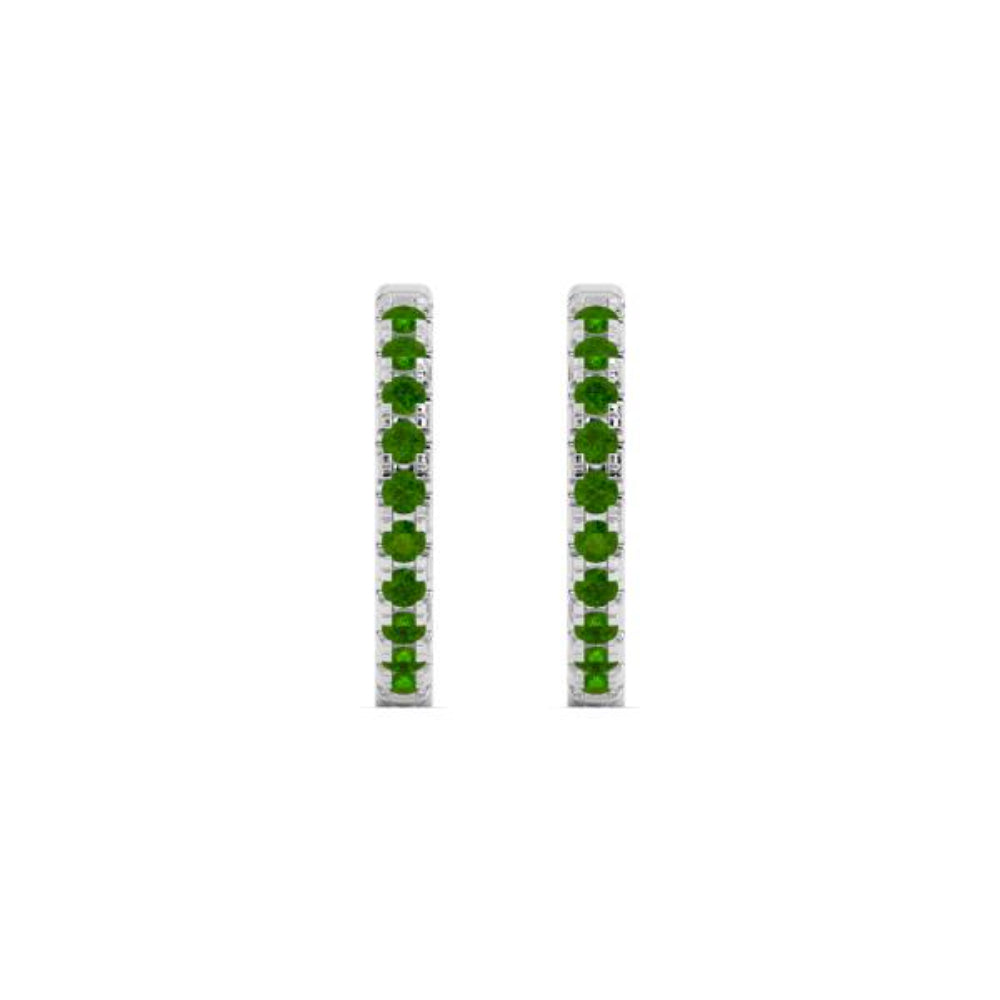 Exquisite 14k Gold Birthstone Hoop Earrings by Smyth Jewelers - Ideal Jewelry Pieces