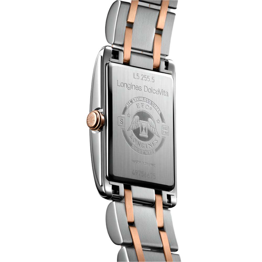Longines Two - Tone Quartz Ladies' Elegant Dolcevita Wristwatch