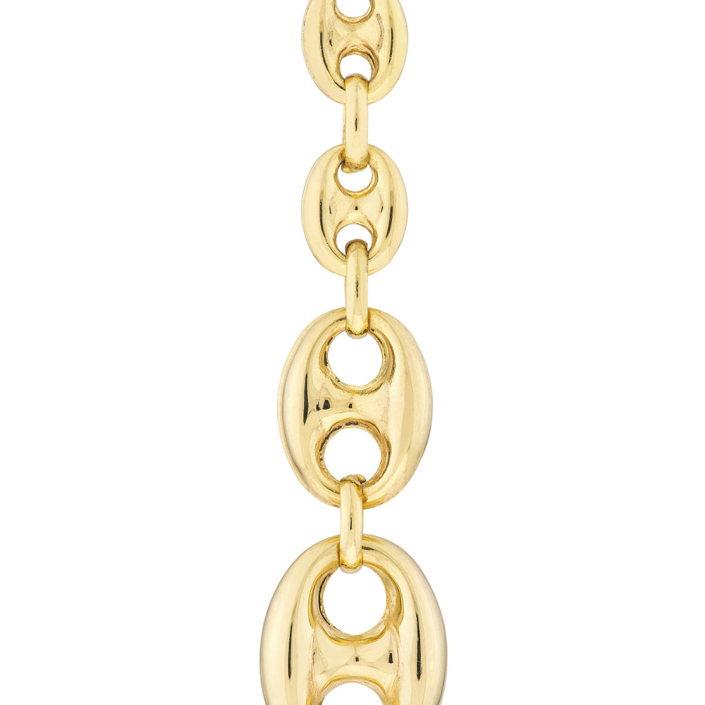 Gorgeous 14k Yellow Gold Mariner-Style Drop Earrings for Timeless Elegance