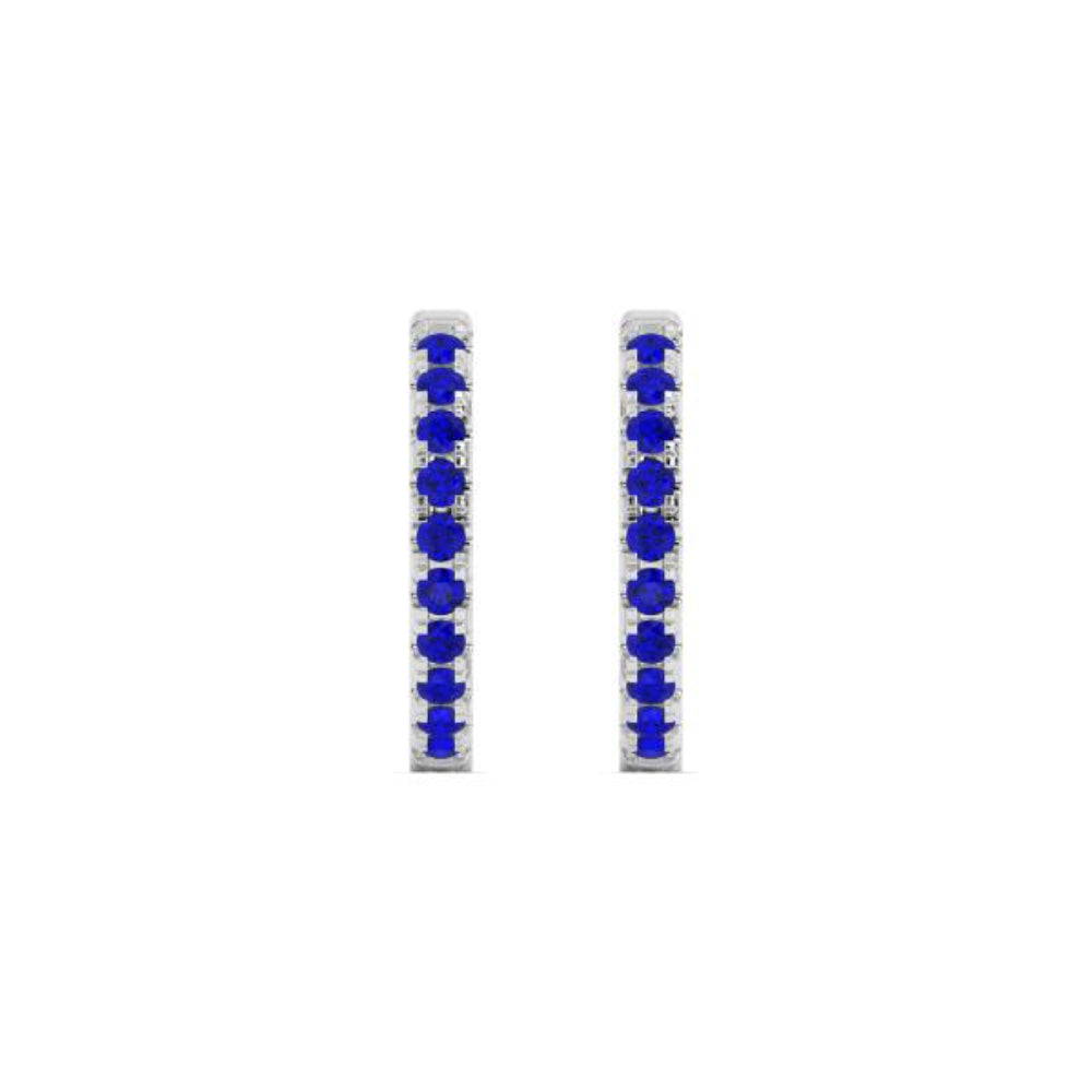 Exquisite 14k Gold Birthstone Hoop Earrings by Smyth Jewelers - Ideal Jewelry Pieces