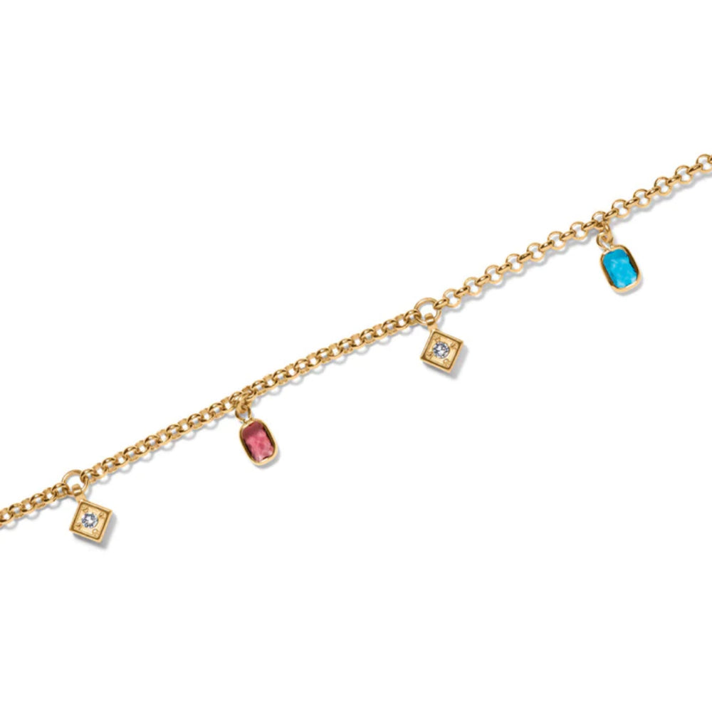 Elegant Brighton Meridian Zenith Glass Stone Prism Bracelet for Women