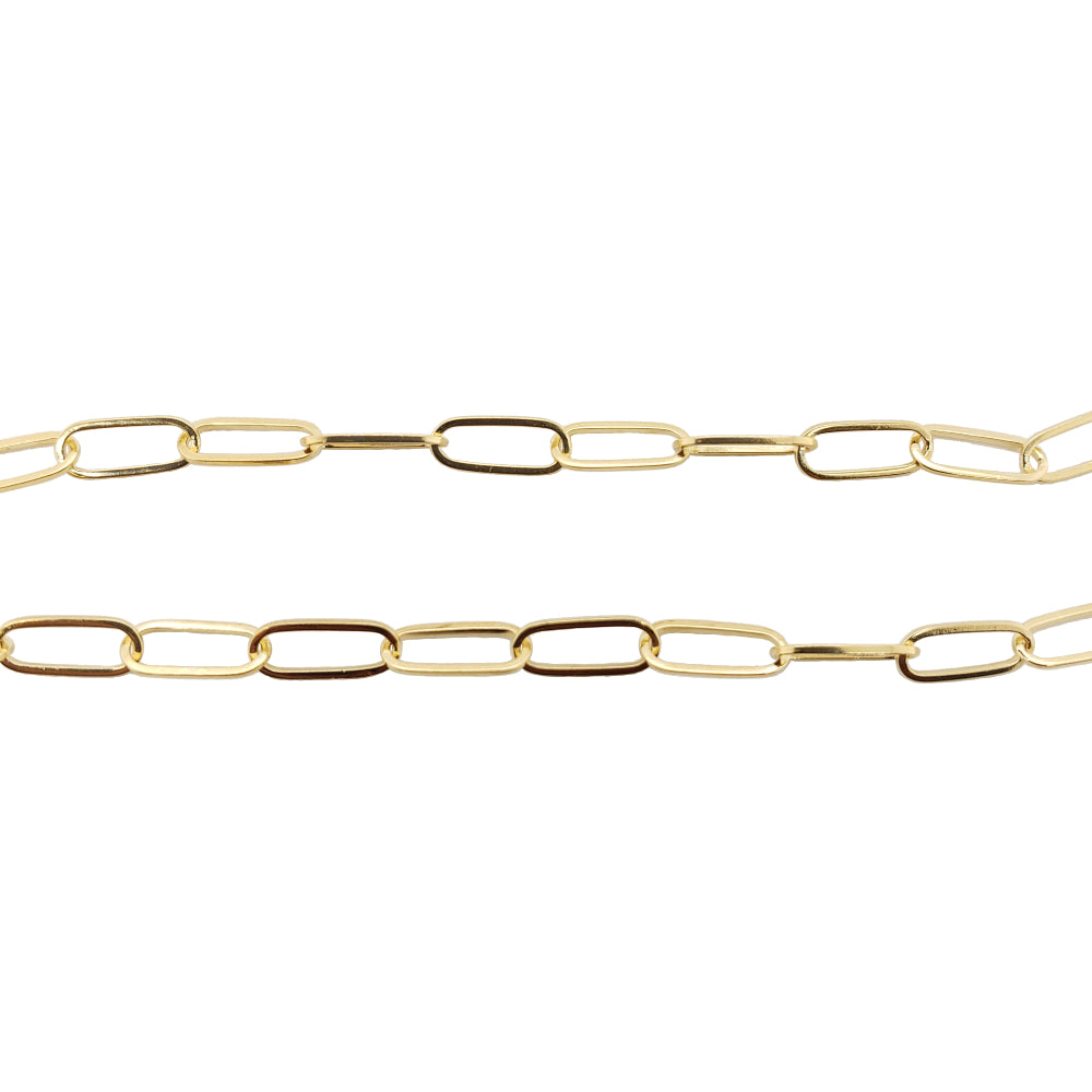 Smyth Jewelers Welded 3.0mm Paperclip Chain Linked Bracelet for Jewelry Lovers
