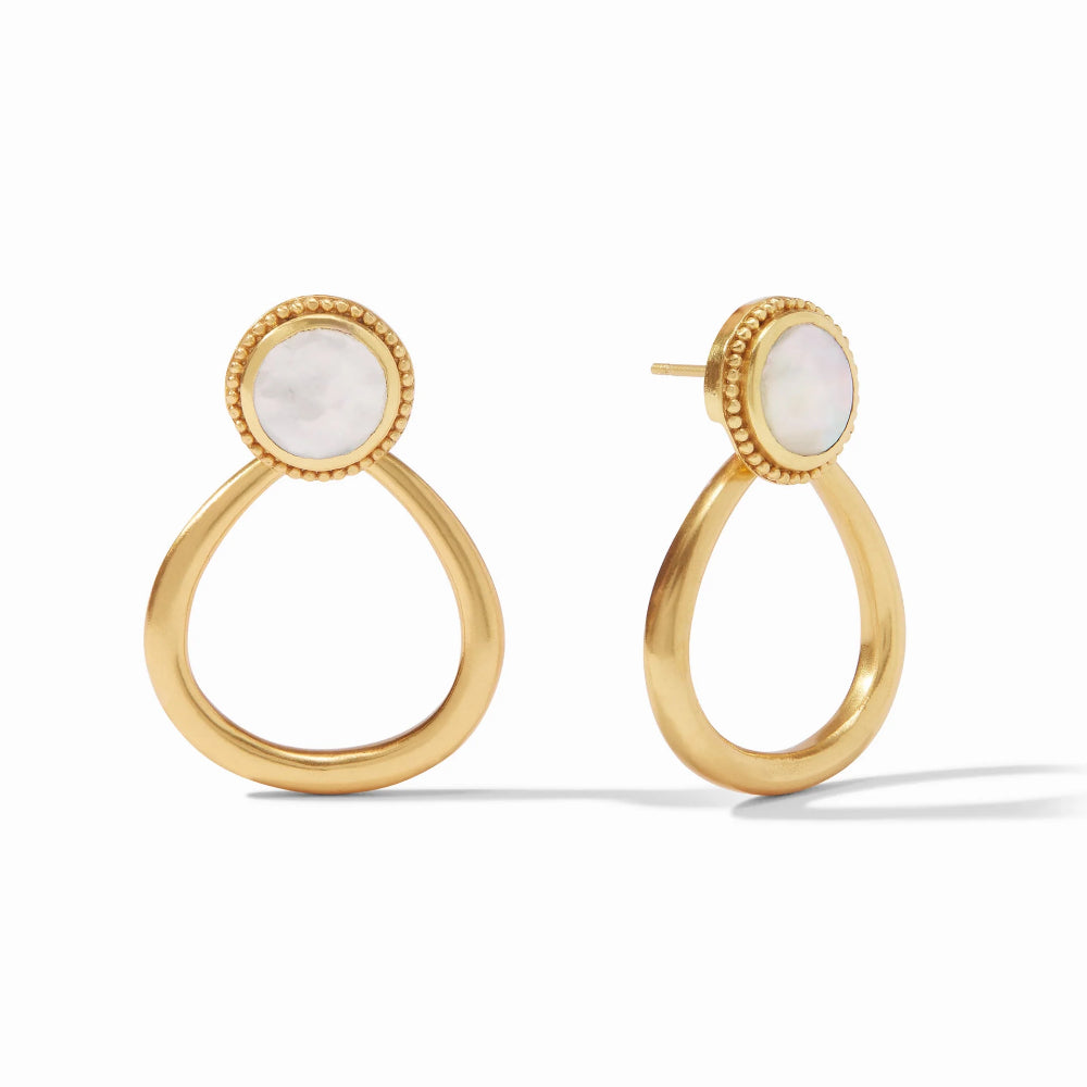 Julie Vos Flora Eye - Catching Statement Earrings for Bold Fashion Lovers