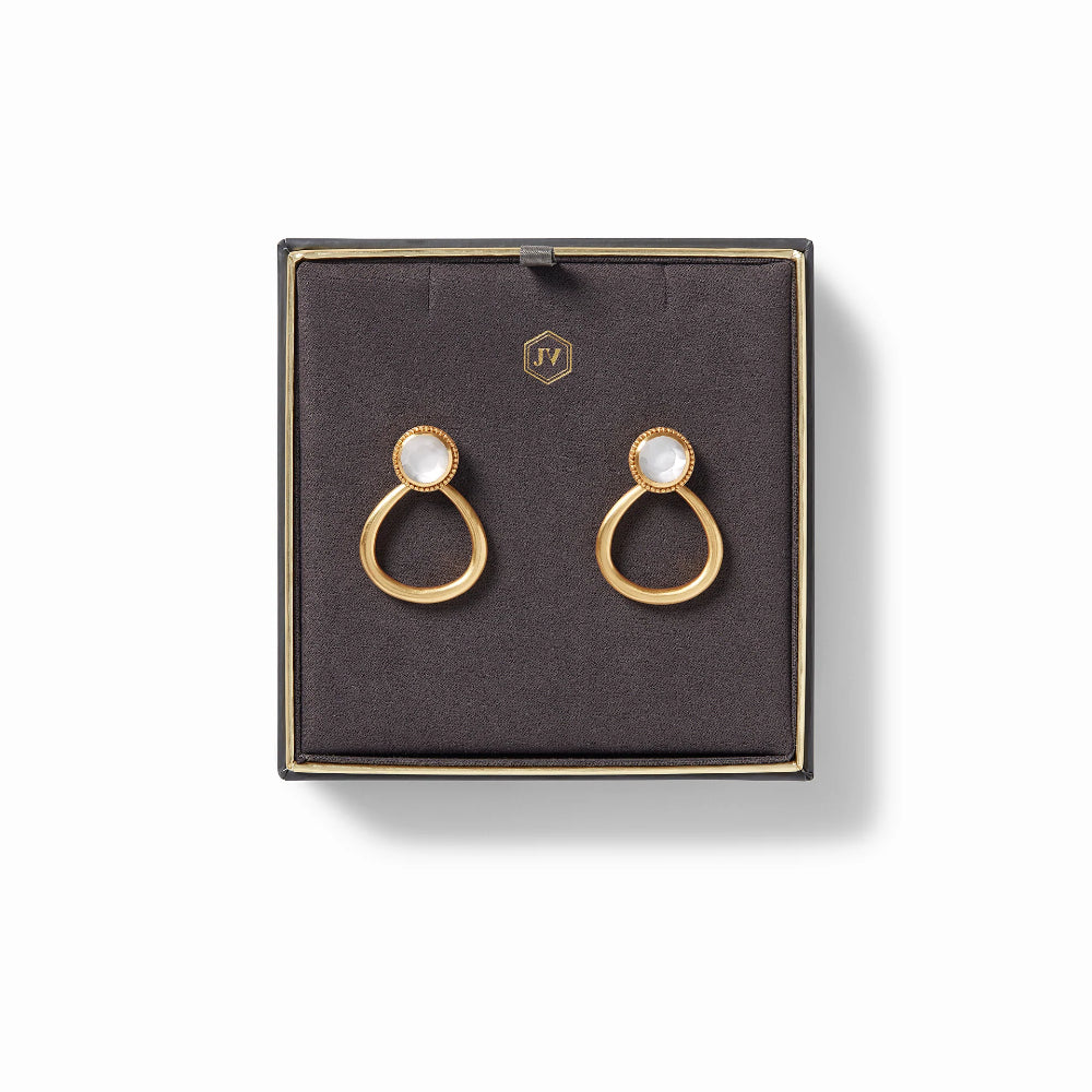 Julie Vos Flora Eye - Catching Statement Earrings for Bold Fashion Lovers
