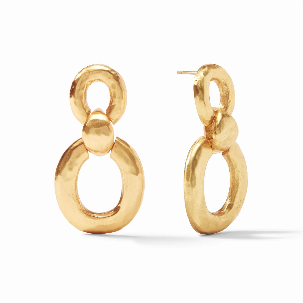 Julie Vos Palermo Style Bold Doorknocker Earrings for All - Day Wear