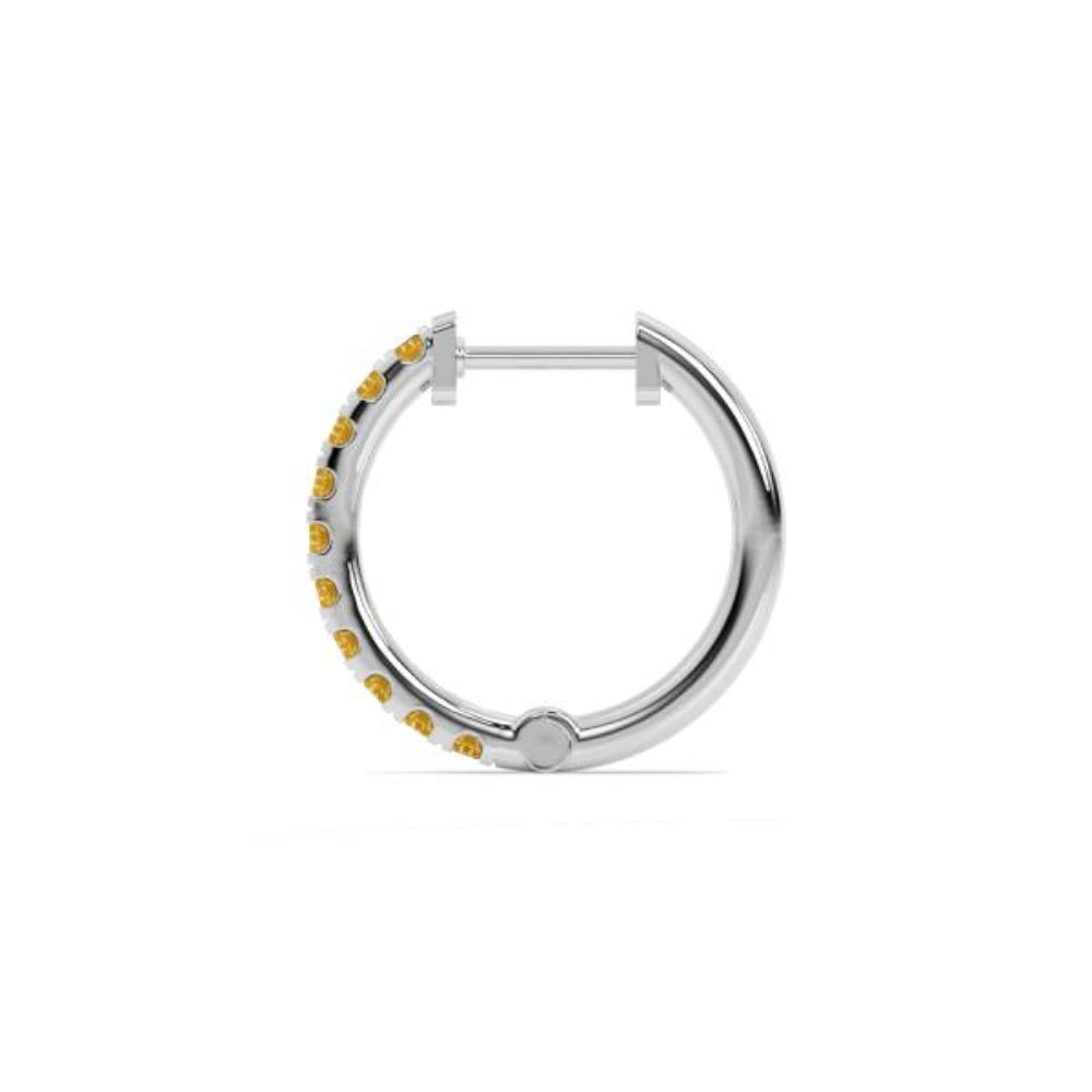 Exquisite 14k Gold Birthstone Hoop Earrings by Smyth Jewelers - Ideal Jewelry Pieces