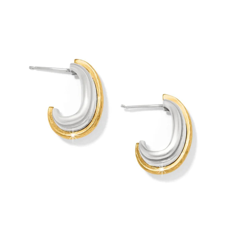 Stylish Small Hoop Art Deco Earrings from Brighton Ferrara