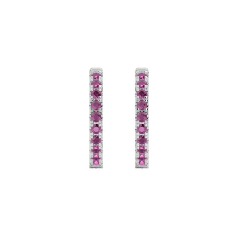 Exquisite 14k Gold Birthstone Hoop Earrings by Smyth Jewelers - Ideal Jewelry Pieces