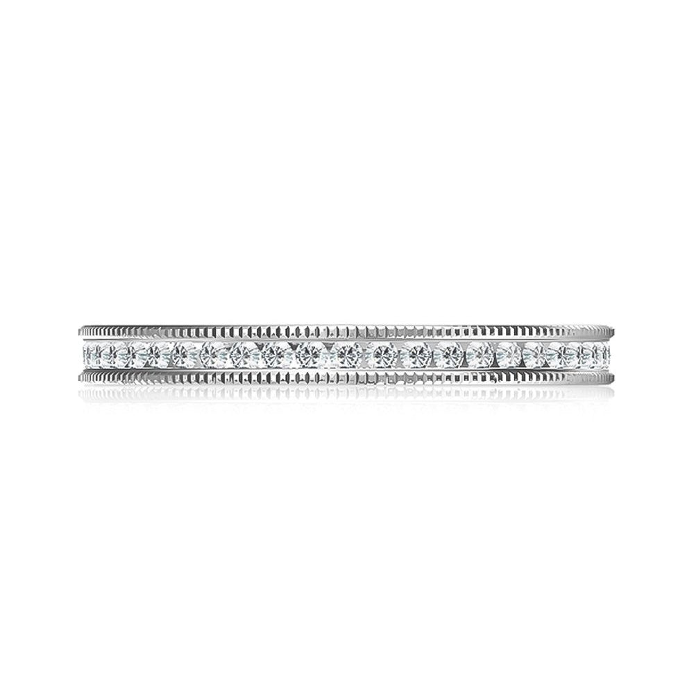 A. Jaffe 14k Gold Channel Set Diamond Wedding Band with 0.37 Carats