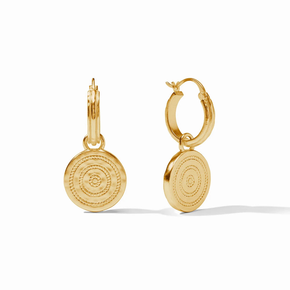 Julie Vos Madison Versatile 6-in-1 Fashion Charm Earrings for Women