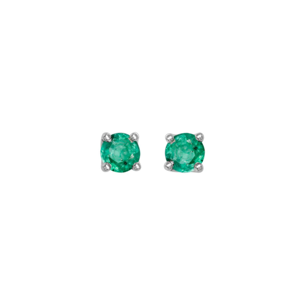 Exquisite 14k Gold Gemstone Stud Earrings for Adornment