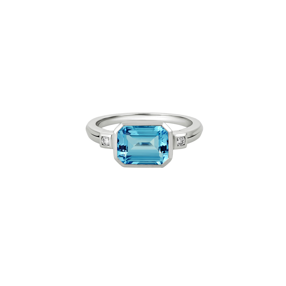 Exquisite Semi-Precious Gemstone and Diamond Birthstone Ring for Adornment