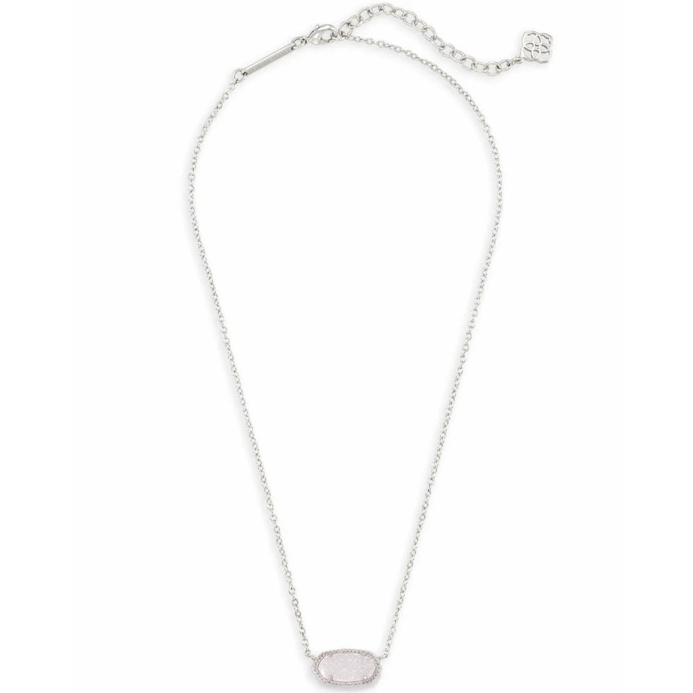Kendra Scott Iridescent Drusy Elisa Style Pendant Necklace for Women
