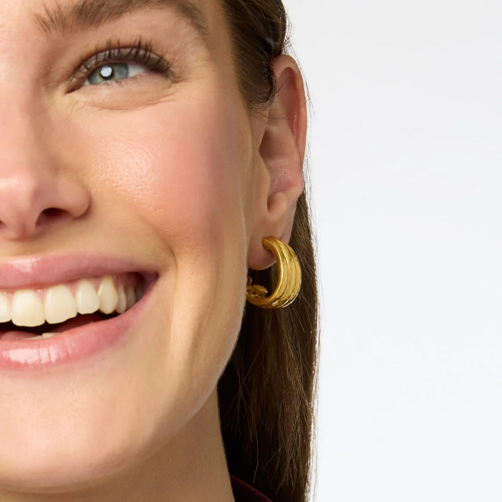 Julie Vos Cirque Stylish Clip-On Hoop Earrings for Fashion Lovers
