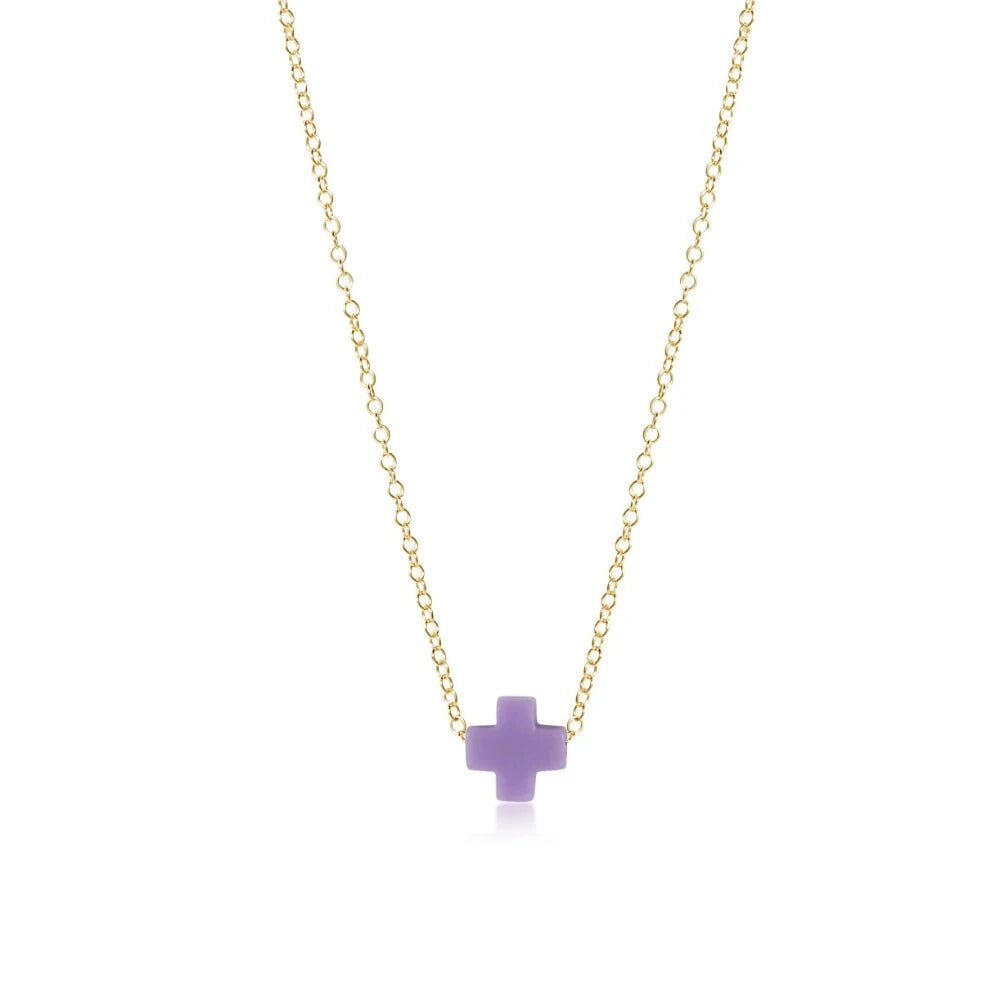 Enewton 16-Inch Gold-Filled Signature Cross Necklace - A Timeless Jewelry Piece