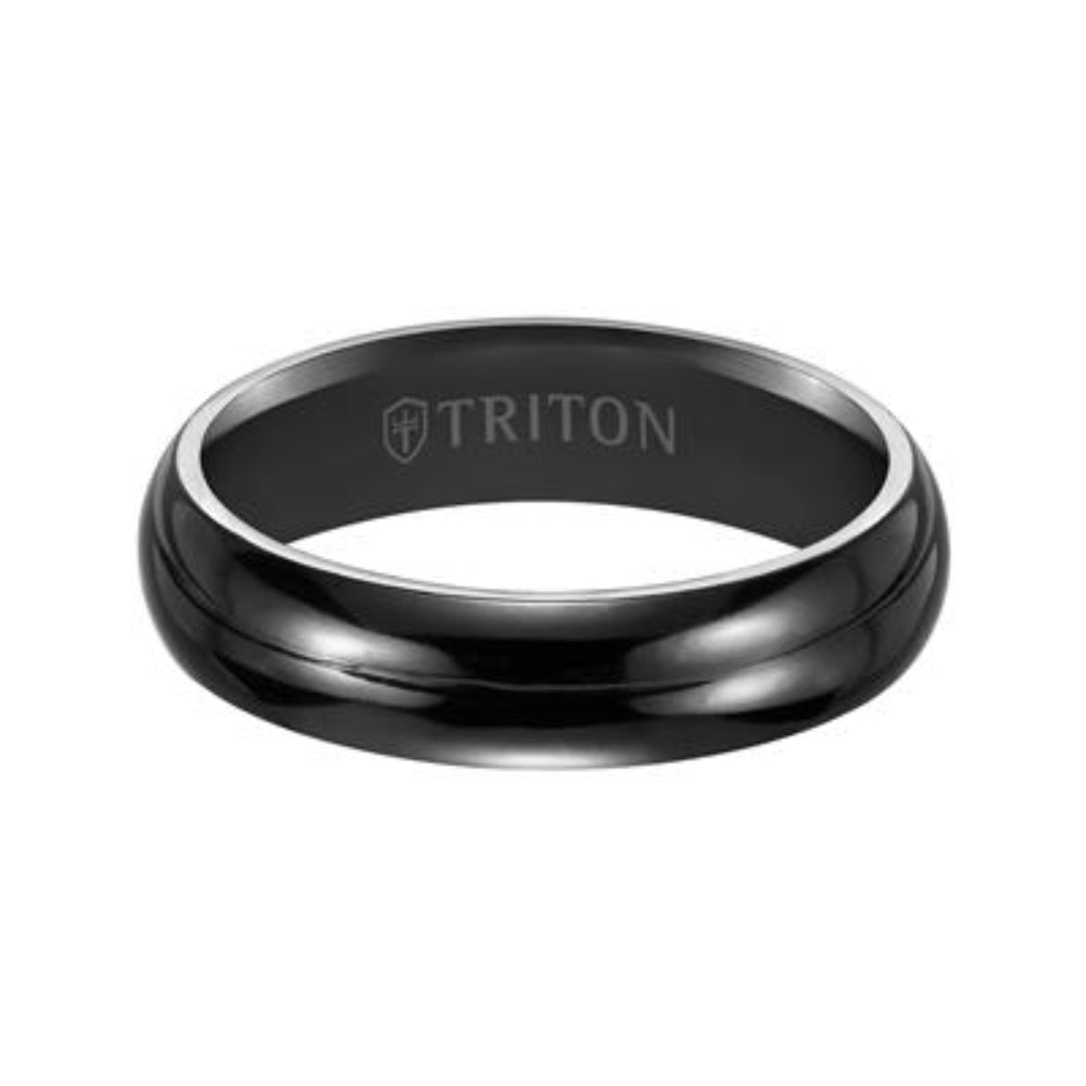 Men's Comfort-Fit 6mm Titanium Wedding Ring for a Stylish and Durable Marriage Symbol