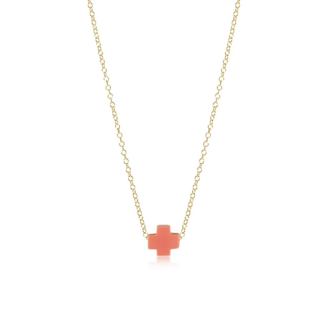 Enewton 16-Inch Gold-Filled Signature Cross Necklace - A Timeless Jewelry Piece