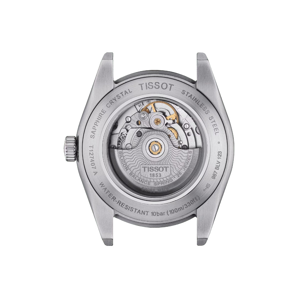 Tissot 40mm Gentleman Automatic Watch with Powermatic 80 Silicium Movement
