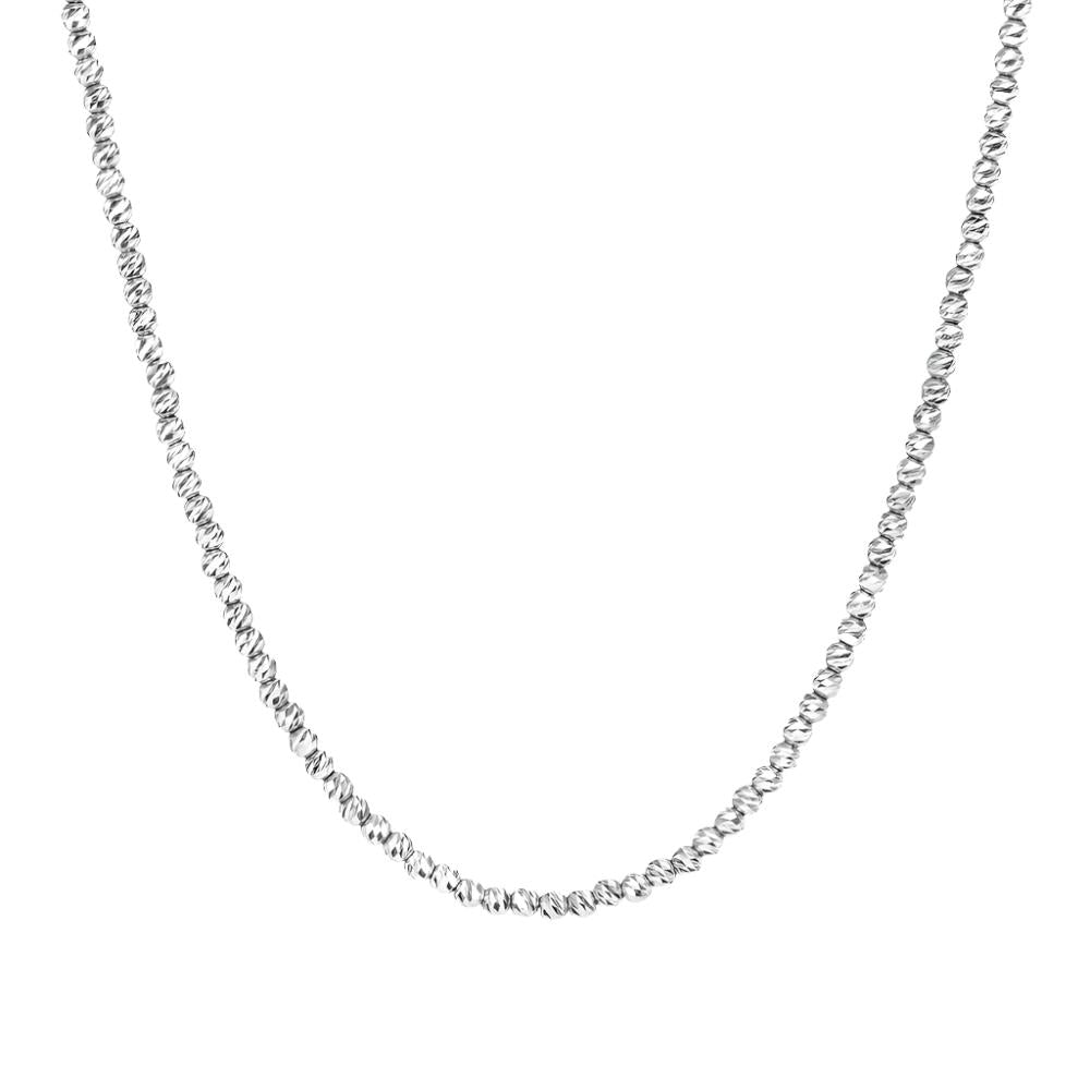 Sparkling Platinum Halo Choker Necklace for a Classic and Ethereal Look