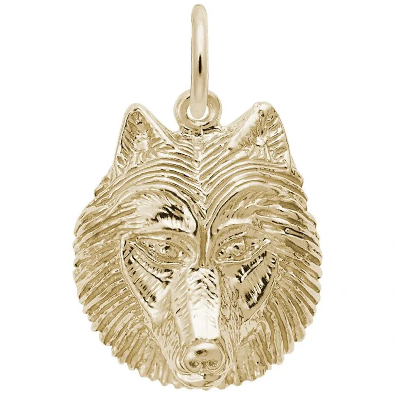 14-Year-Old Wolf Head Charm Ornament