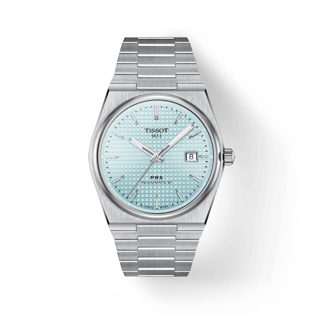 Tissot 40mm PRX Powermatic 80 Automatic Watch with Authentic '70s Vibe