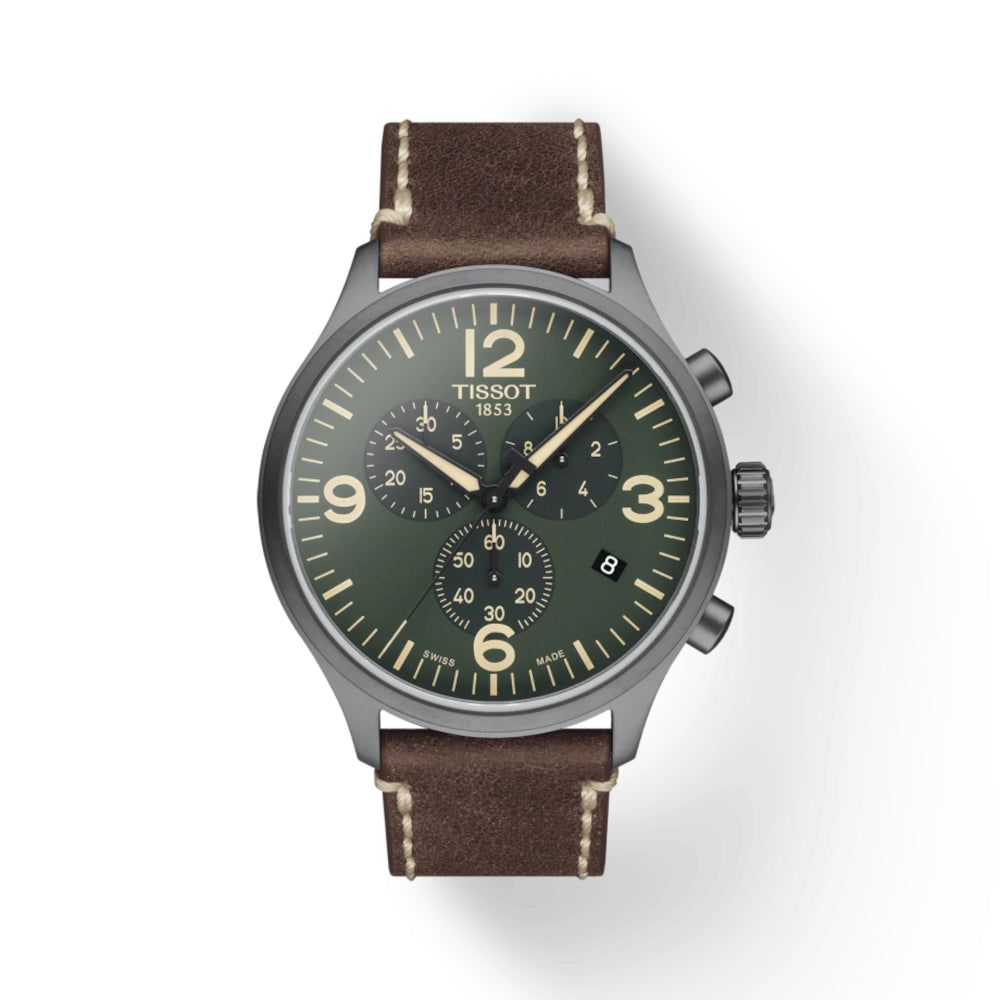 Tissot 45mm XL Classic Quartz Chronograph Sports Watch for Men and Women