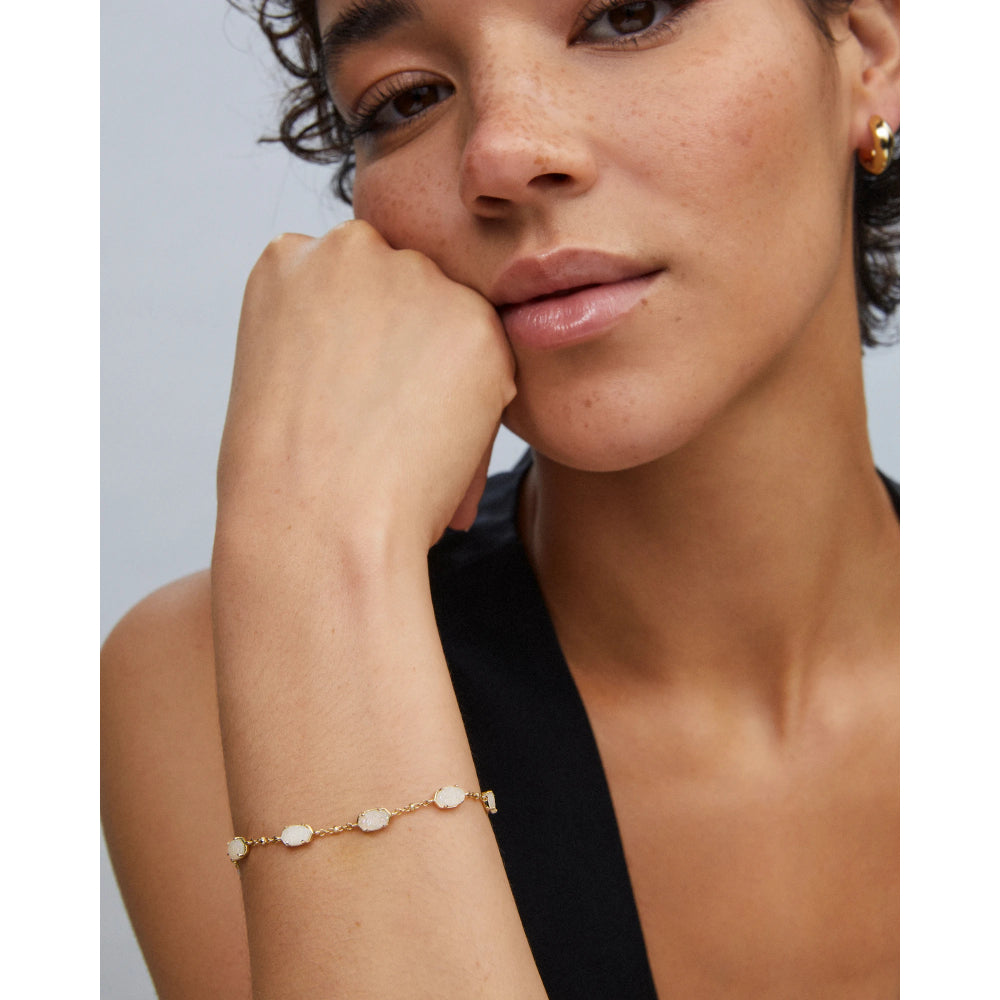 Kendra Scott Emilie Drusy Chain Bracelet - A Shimmering Jewelry Piece for Stylish Stacking