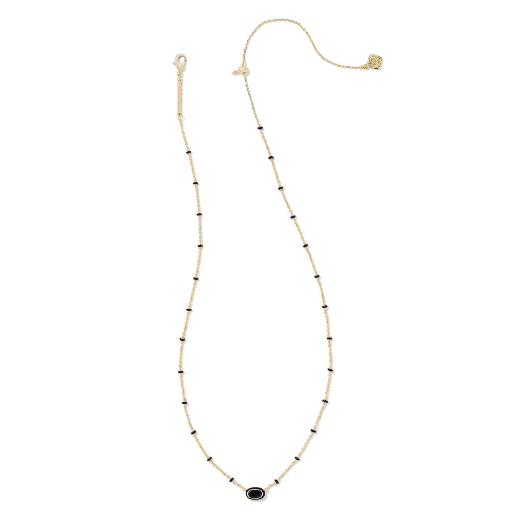 Kendra Scott Adorable Mini Elisa Enamel Frame Short Pendant Necklace