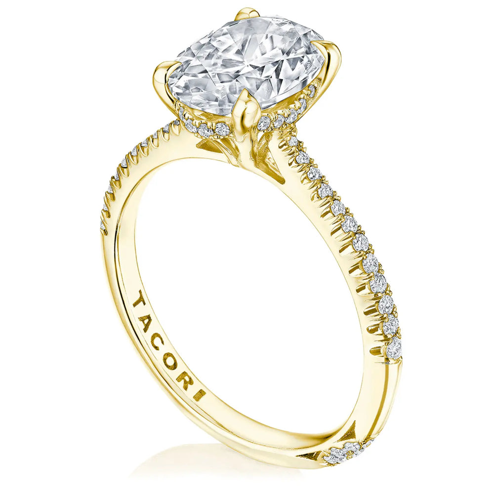 Tacori Oval Solitaire Engagement Ring from the Founder's Collection