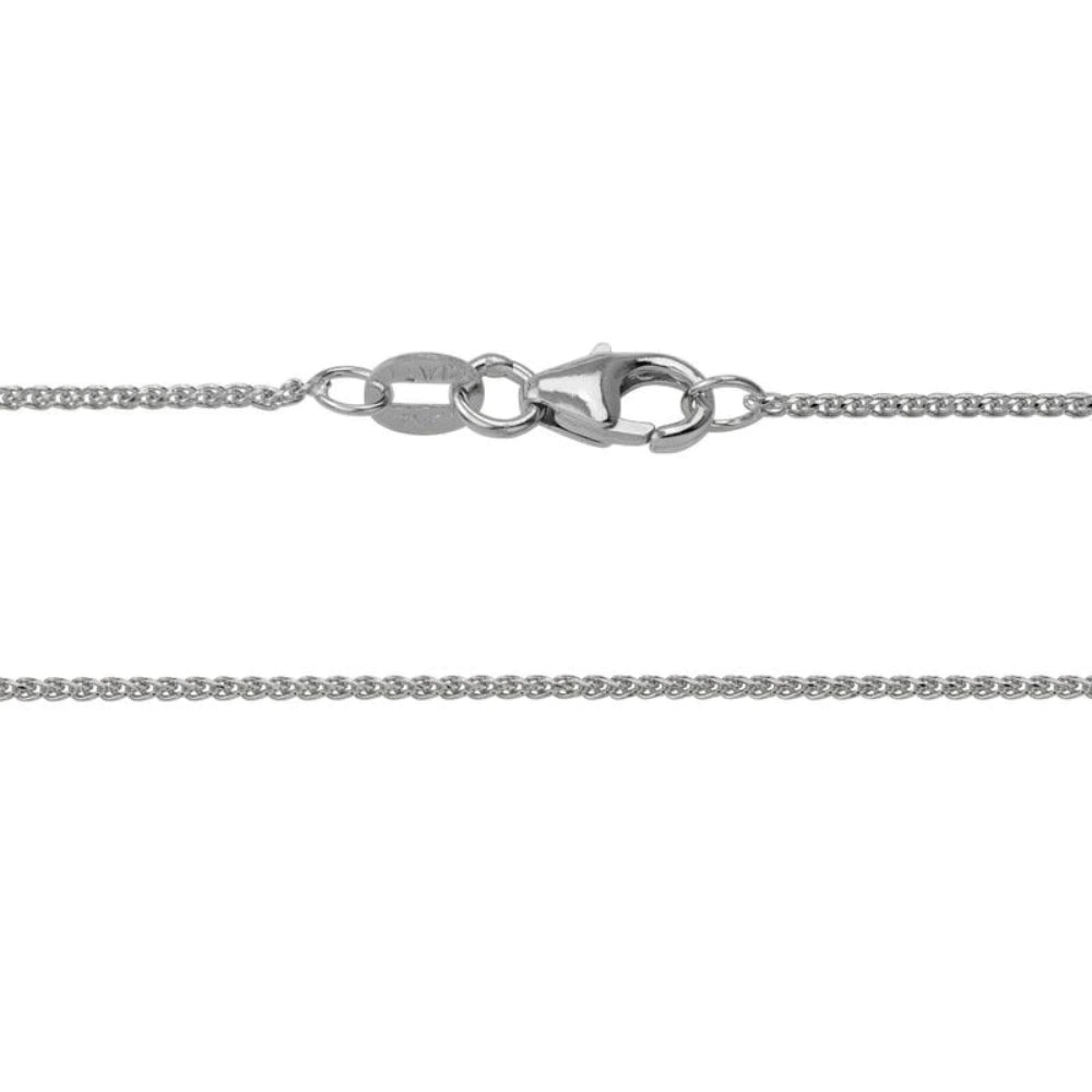 14k Gold 1mm Delicate Diamond-Cut Wheat Chain for a Touch of Luxury