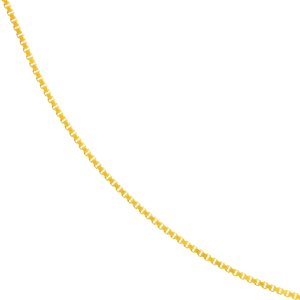 Elegant 14k Gold Box Chain for Enhanced Style