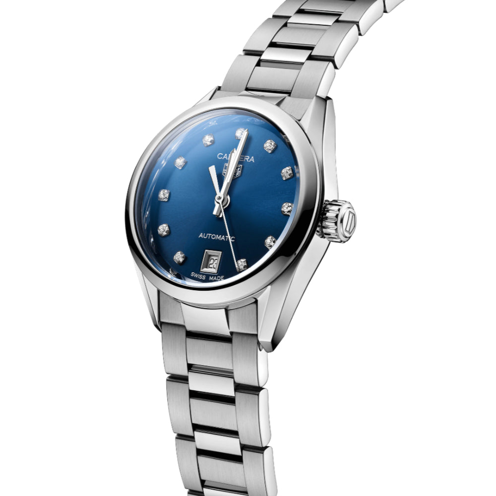 Tag Heuer 29mm Automatic Carrera Watch with Stunning Blue Dial