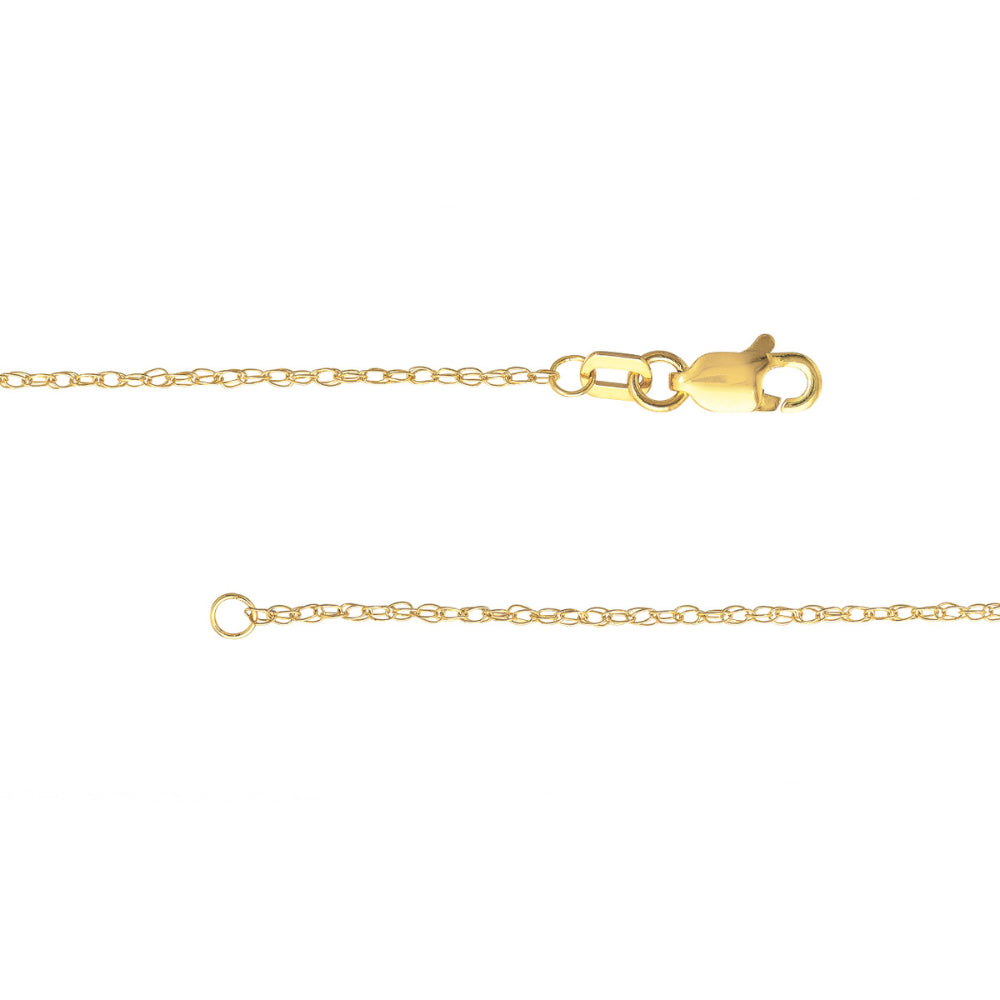 14-karat Gold Rope Necklace Chain, 18 Inches