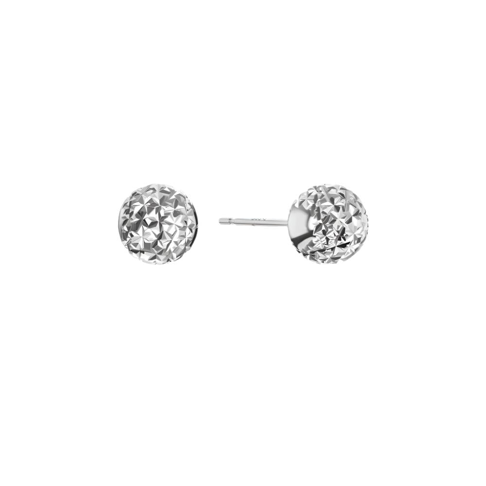 Exquisite Platinum-Crafted Born Lunar Stud Earrings for a Timeless Look