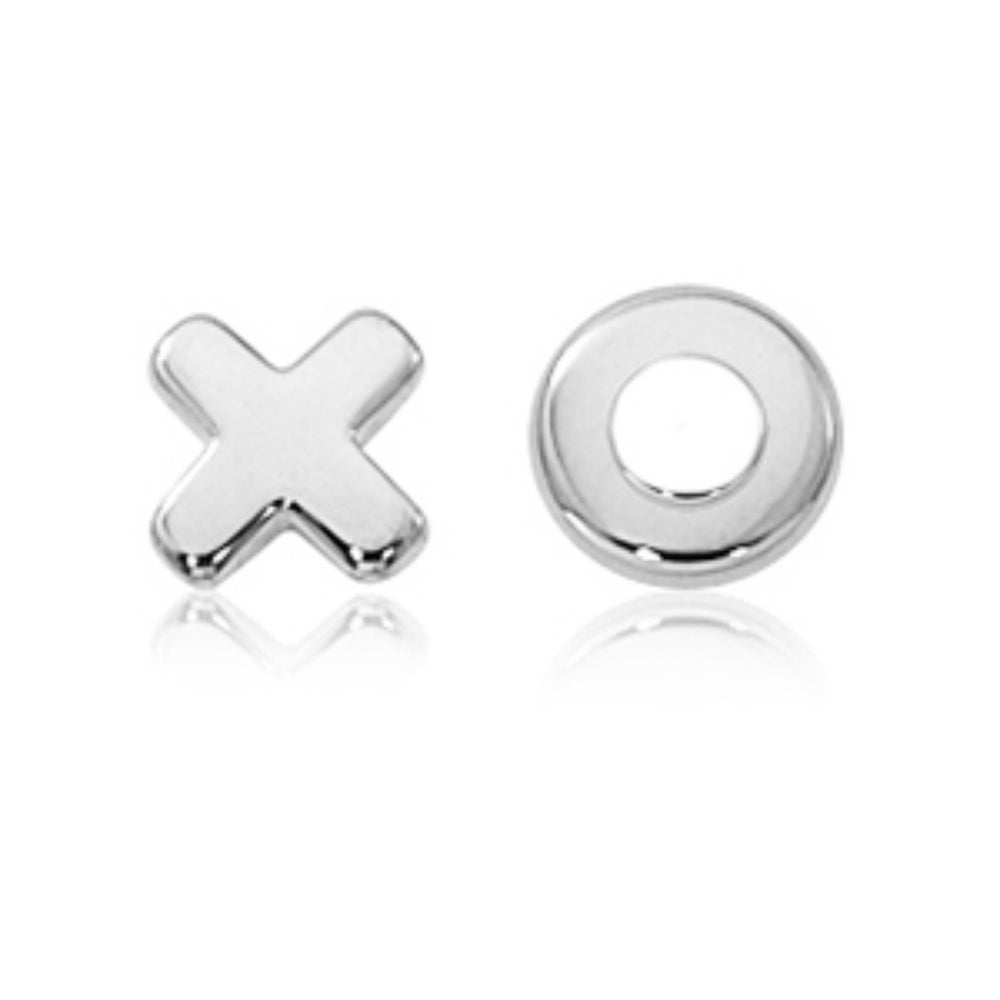 14k Gold Elegant Hug & Kiss Stud Earrings for Timeless Look