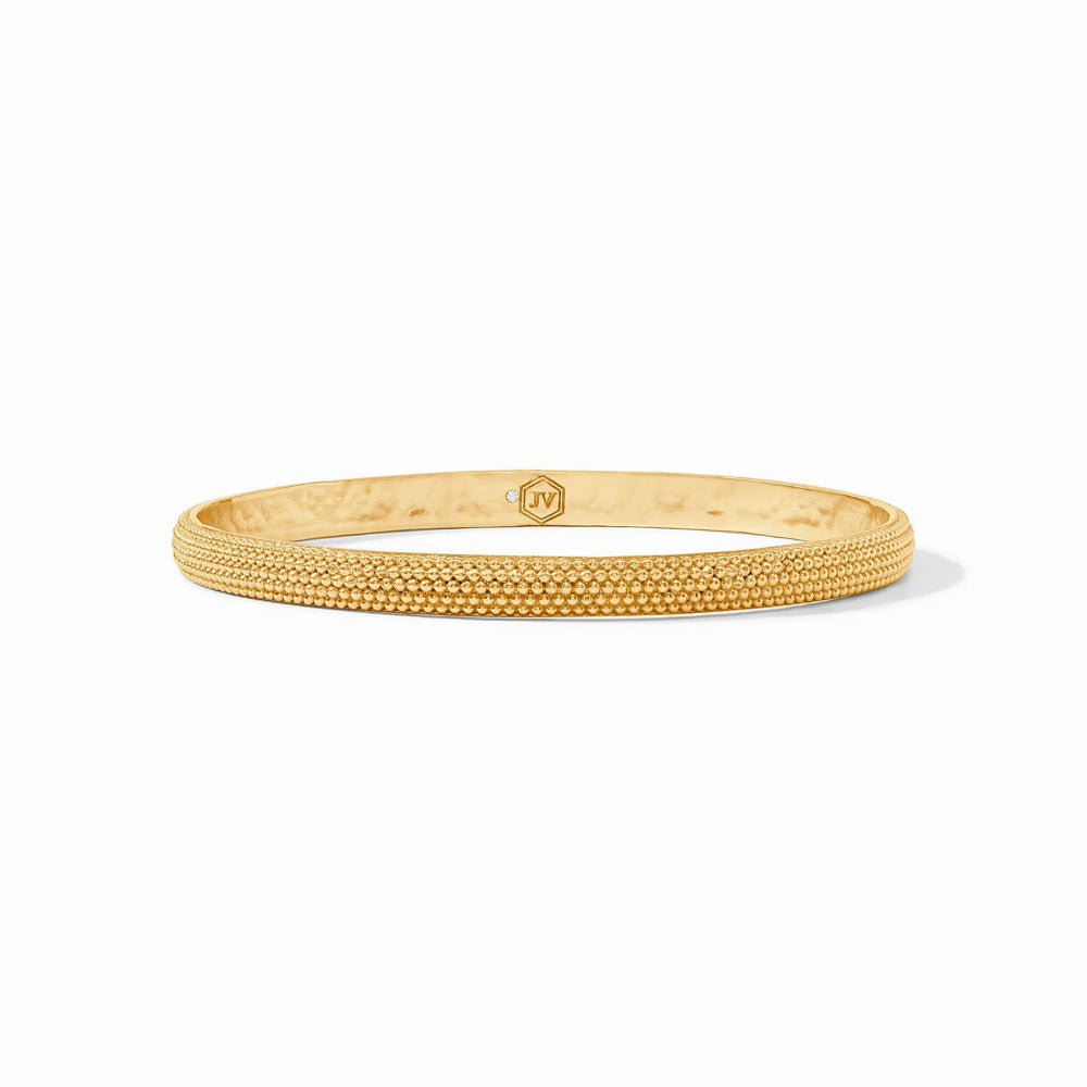 Julie Vos Beaded Golden Eternity Bracelet Bangle