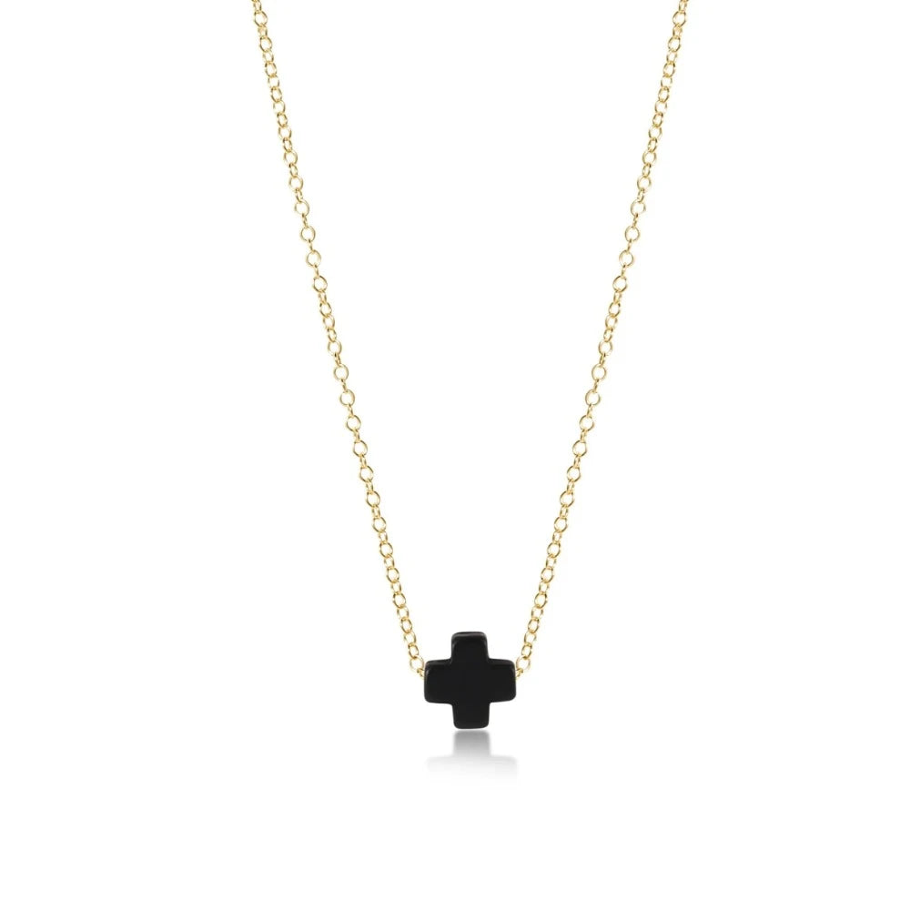 Enewton 16-Inch Gold-Filled Signature Cross Necklace - A Timeless Jewelry Piece